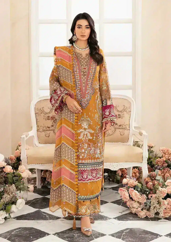 Elaf Premium | Celebrations 23 | ECH-01 KIARA - Hoorain Designer Wear - Pakistani Ladies Branded Stitched Clothes in United Kingdom, United states, CA and Australia