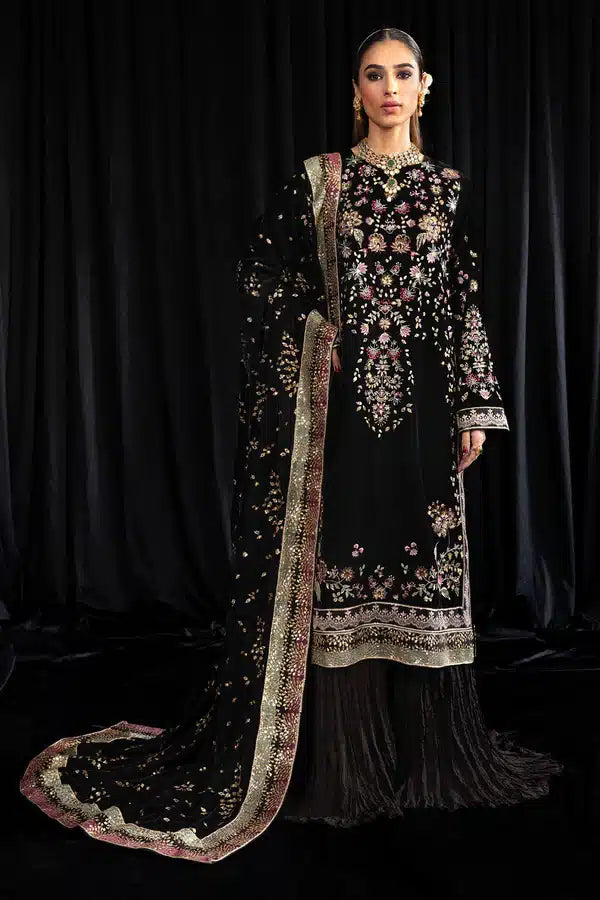 Nureh | Maya Velvet 23 | Kiyara - Hoorain Designer Wear - Pakistani Ladies Branded Stitched Clothes in United Kingdom, United states, CA and Australia