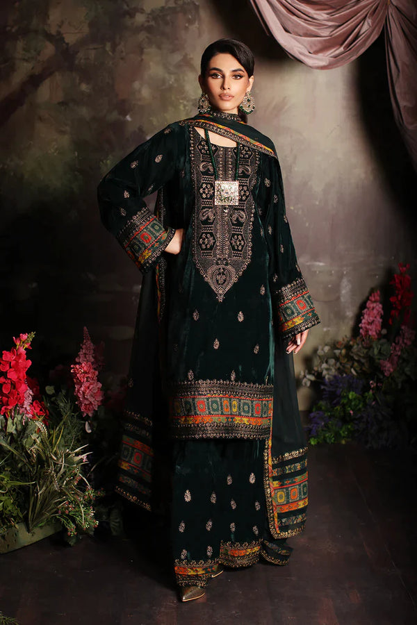 Charizma | Signora Velvet 23 | CVT3-02 - Hoorain Designer Wear - Pakistani Ladies Branded Stitched Clothes in United Kingdom, United states, CA and Australia