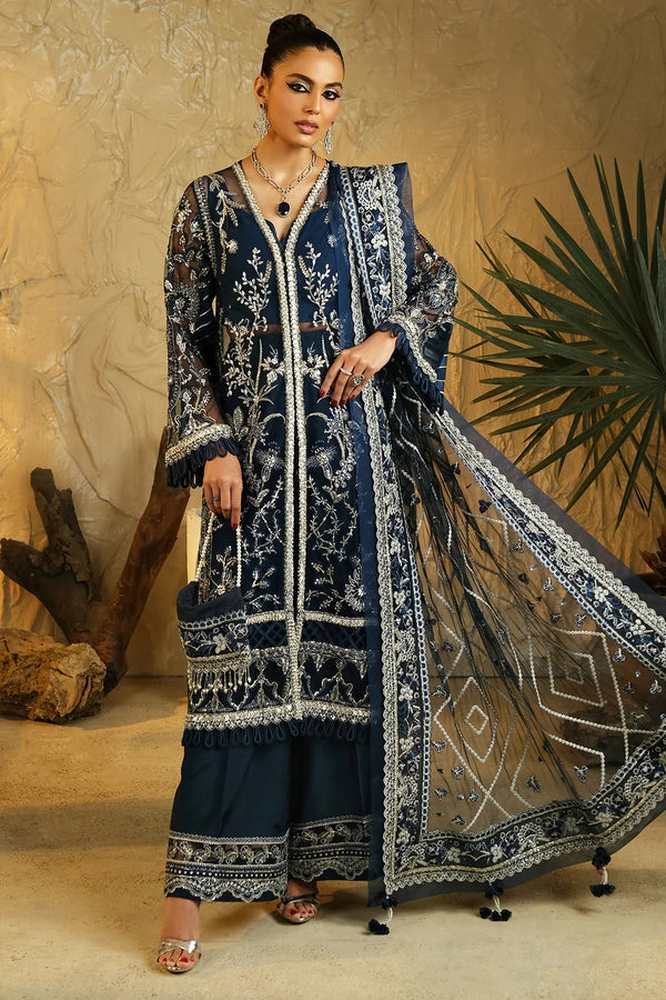 Mina Kashif | Kahani Luxury Formals 23 | Emerald - Hoorain Designer Wear - Pakistani Ladies Branded Stitched Clothes in United Kingdom, United states, CA and Australia