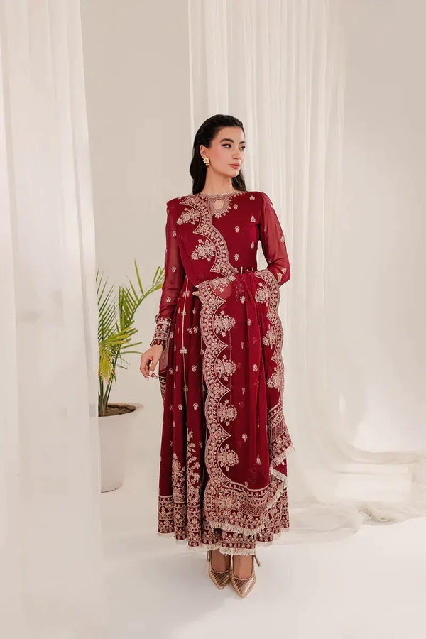 Farasha | Lumiere Luxury Collection 23 | Redsturt - Hoorain Designer Wear - Pakistani Ladies Branded Stitched Clothes in United Kingdom, United states, CA and Australia