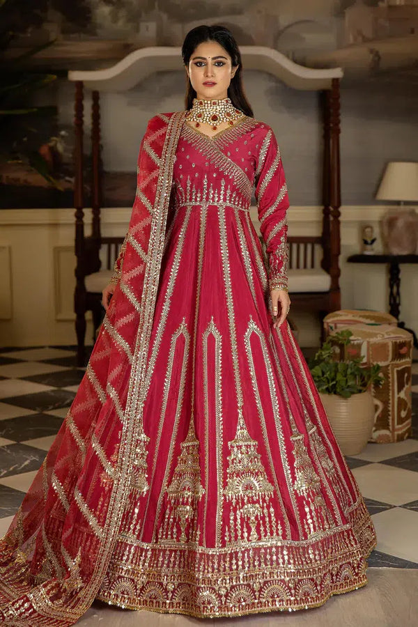 Imrozia Premium | Jahaan Ara Wedding Formals 23 | SRS-06 Surkh Roo - Hoorain Designer Wear - Pakistani Ladies Branded Stitched Clothes in United Kingdom, United states, CA and Australia