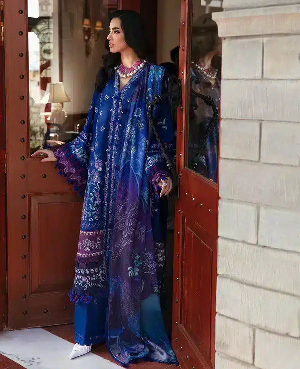 Republic Womenswear | Noemei Luxury Shawl 23 | NWU23-D8-A - Hoorain Designer Wear - Pakistani Ladies Branded Stitched Clothes in United Kingdom, United states, CA and Australia
