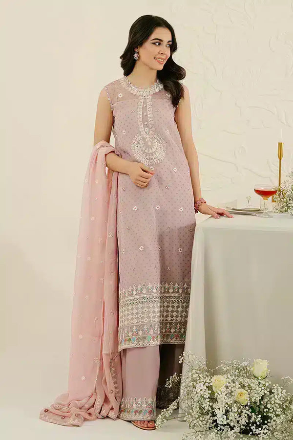 Cross Stitch | Wedding Festive 23 | CRADLE PINK - Hoorain Designer Wear - Pakistani Ladies Branded Stitched Clothes in United Kingdom, United states, CA and Australia