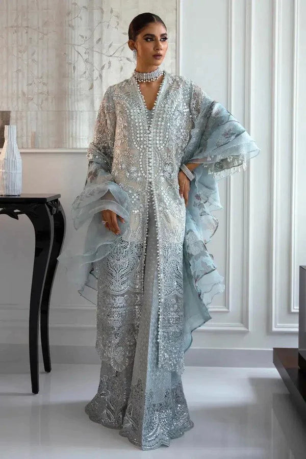 Sana Safinaz | Nura Festive 2023 | N232-006-CH - Hoorain Designer Wear - Pakistani Ladies Branded Stitched Clothes in United Kingdom, United states, CA and Australia