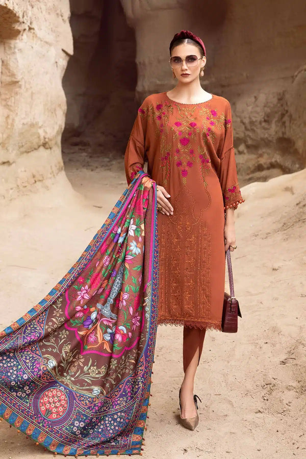 Maria B | M Prints Winter 23 | MPT-2004-A - Hoorain Designer Wear - Pakistani Ladies Branded Stitched Clothes in United Kingdom, United states, CA and Australia