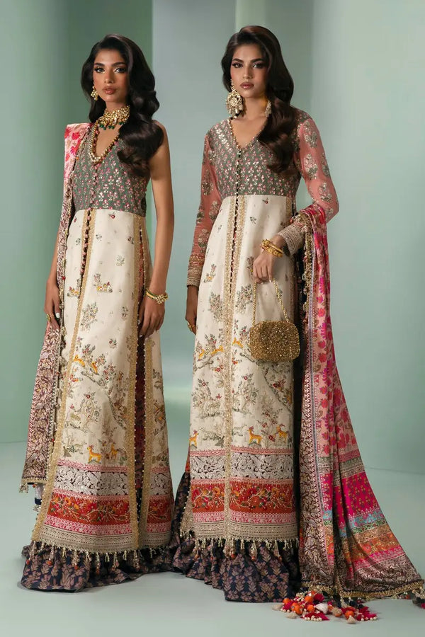 Sana Safinaz | Nura Festive 2023 | N233-008-CL - Hoorain Designer Wear - Pakistani Ladies Branded Stitched Clothes in United Kingdom, United states, CA and Australia