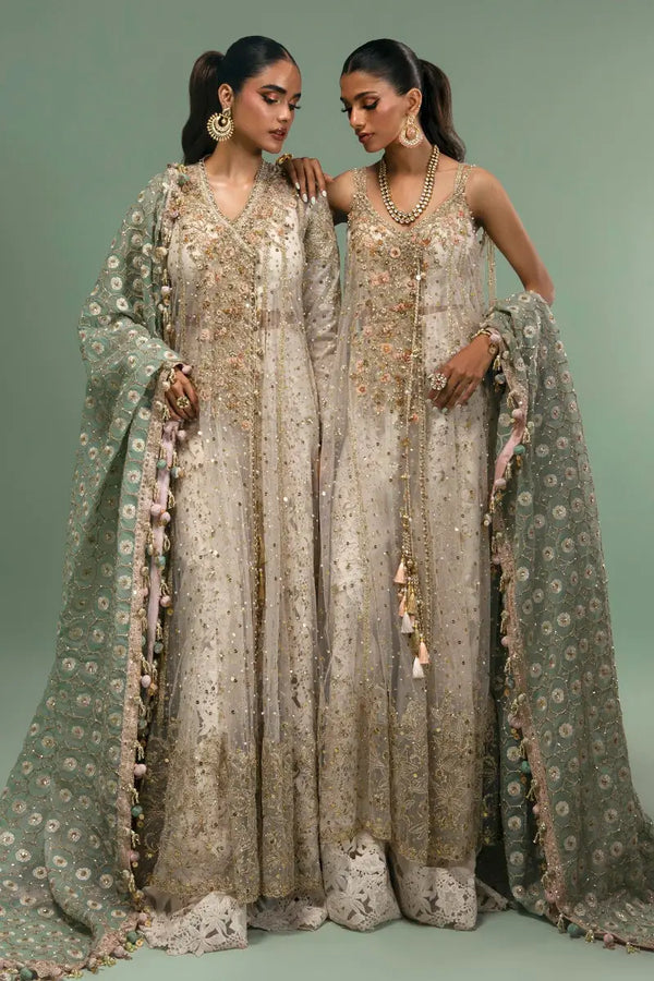 Sana Safinaz | Nura Festive 2023 | N233-005-CT - Hoorain Designer Wear - Pakistani Ladies Branded Stitched Clothes in United Kingdom, United states, CA and Australia
