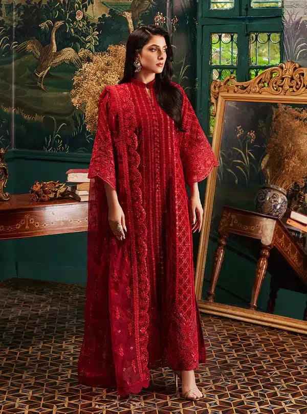 Zainab Chottani | Luxury Velvet Collection 23 | Surk - Hoorain Designer Wear - Pakistani Ladies Branded Stitched Clothes in United Kingdom, United states, CA and Australia
