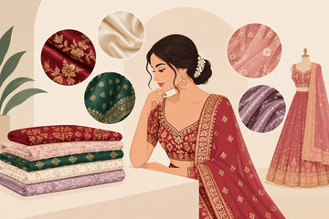 How to Choose Bridal Lehenga Fabric for You