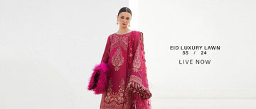 Hussain Rehar Eid Luxury Lawn 24 is an Eid Wardrobe Collection - Hoorain Designer Wear