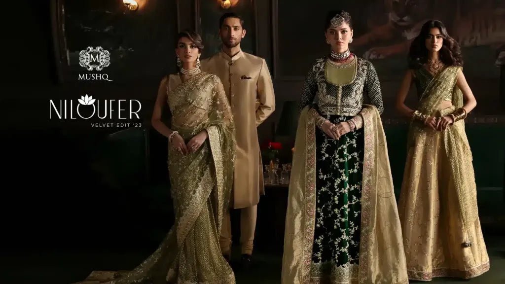 Velvet Edit for Pakistani Weddings 23/24 - Hoorain Designer Wear