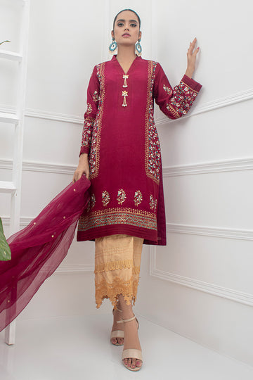 Fatima Khan | Luxury Pret 24 | POPPY RED