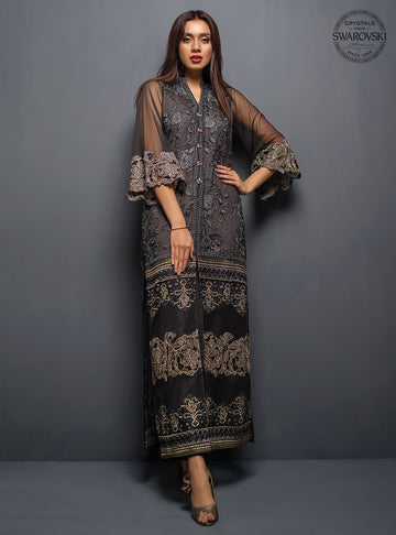 Zainab Chottani | Luxury Pret | THE CHARCOAL TEAL