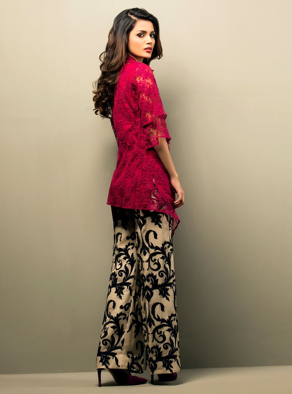 Zainab Chottani | Luxury Pret | CHERRY AND PINK BLOSSOM