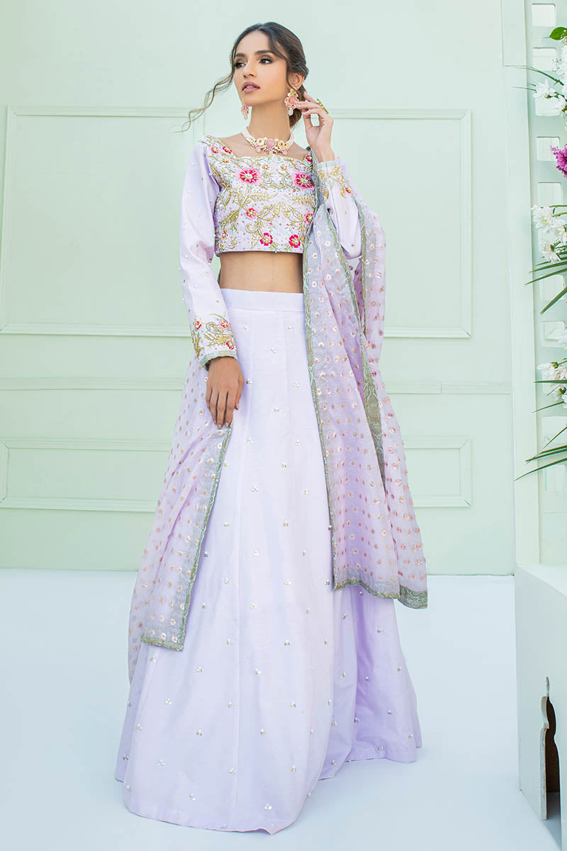 Fatima Khan | Luxury Pret 24 | MIRAAL (LILAC CHOLI)