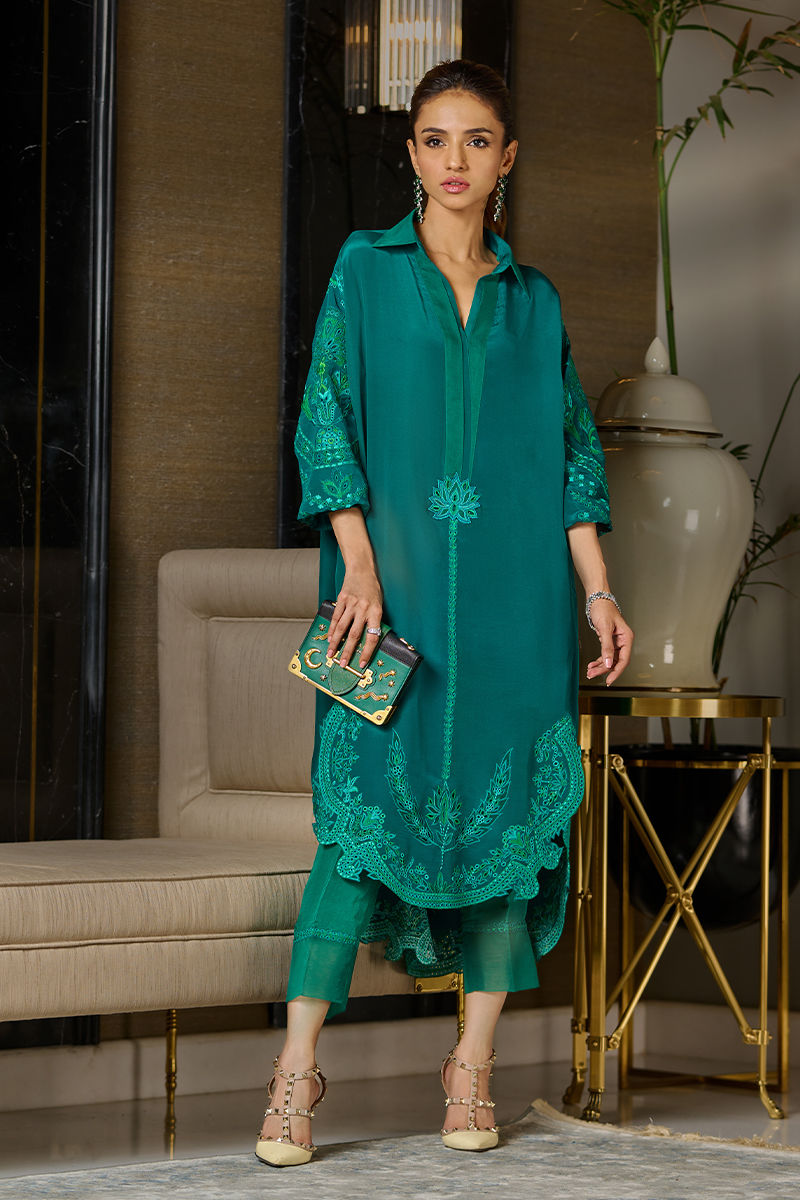 Wardha Saleem | Luxury Pret Traditional Wear | EMERALD