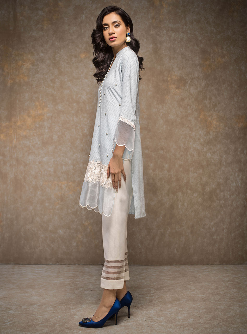 Zainab Chottani | Casual Pret | CLOUDY BLUE