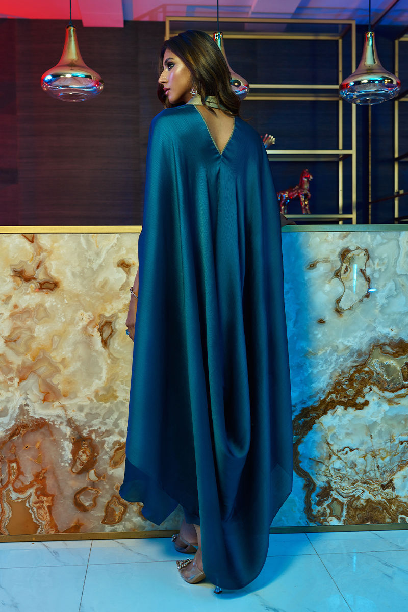 Wardha Saleem | Luxury Pret Fusion Wear | MIDNIGHT – FORMAL DRAPE