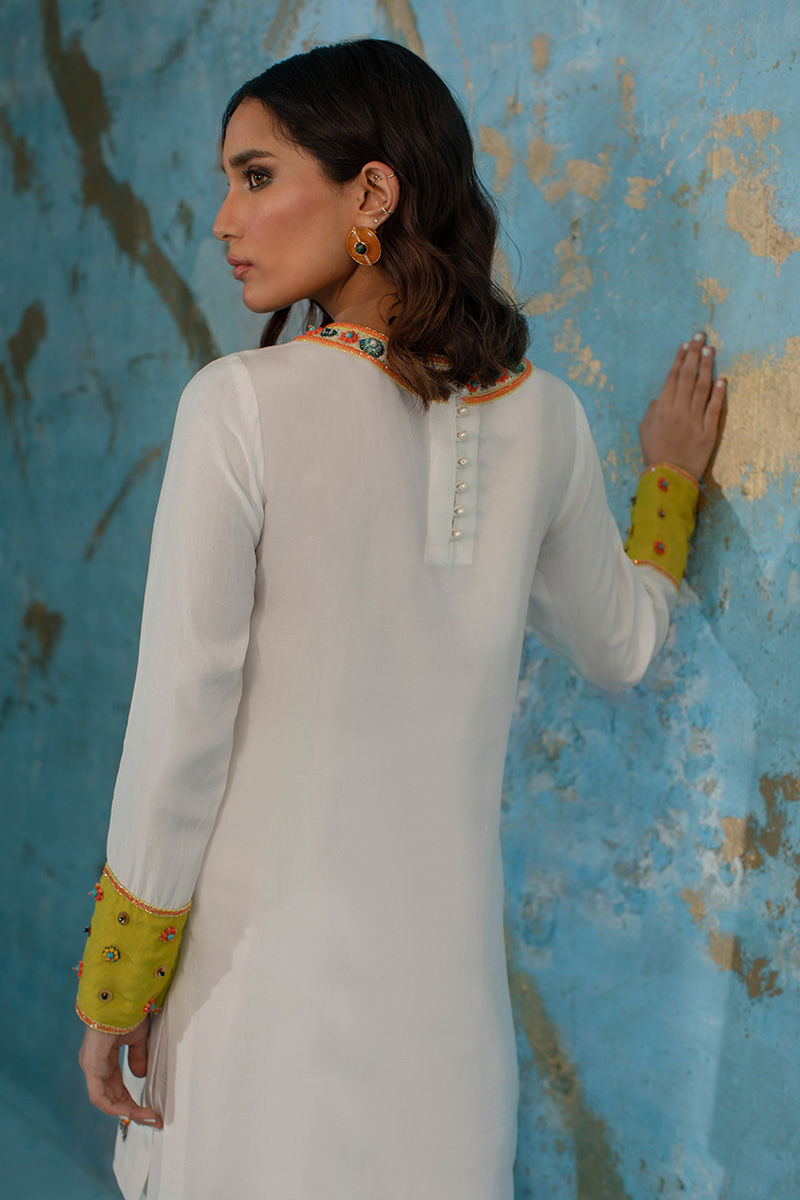 Wardha Saleem | Luxury Pret Fusion Wear | CALL ME NEON