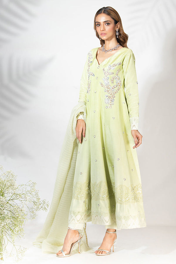 Fatima Khan | Luxury Pret 24 | SAGE MINT KALIDAR