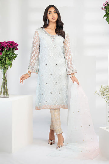 Fatima Khan | Luxury Pret 24 | PERIWINKLE BLUE