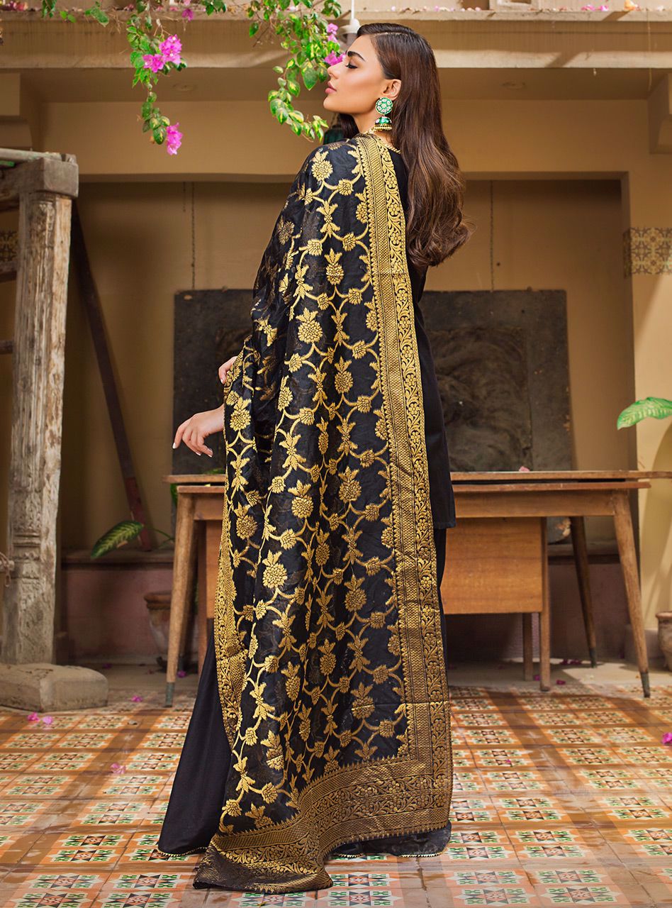 Zainab Chottani | Luxury Pret | BLACK GOLD SYMPHONY