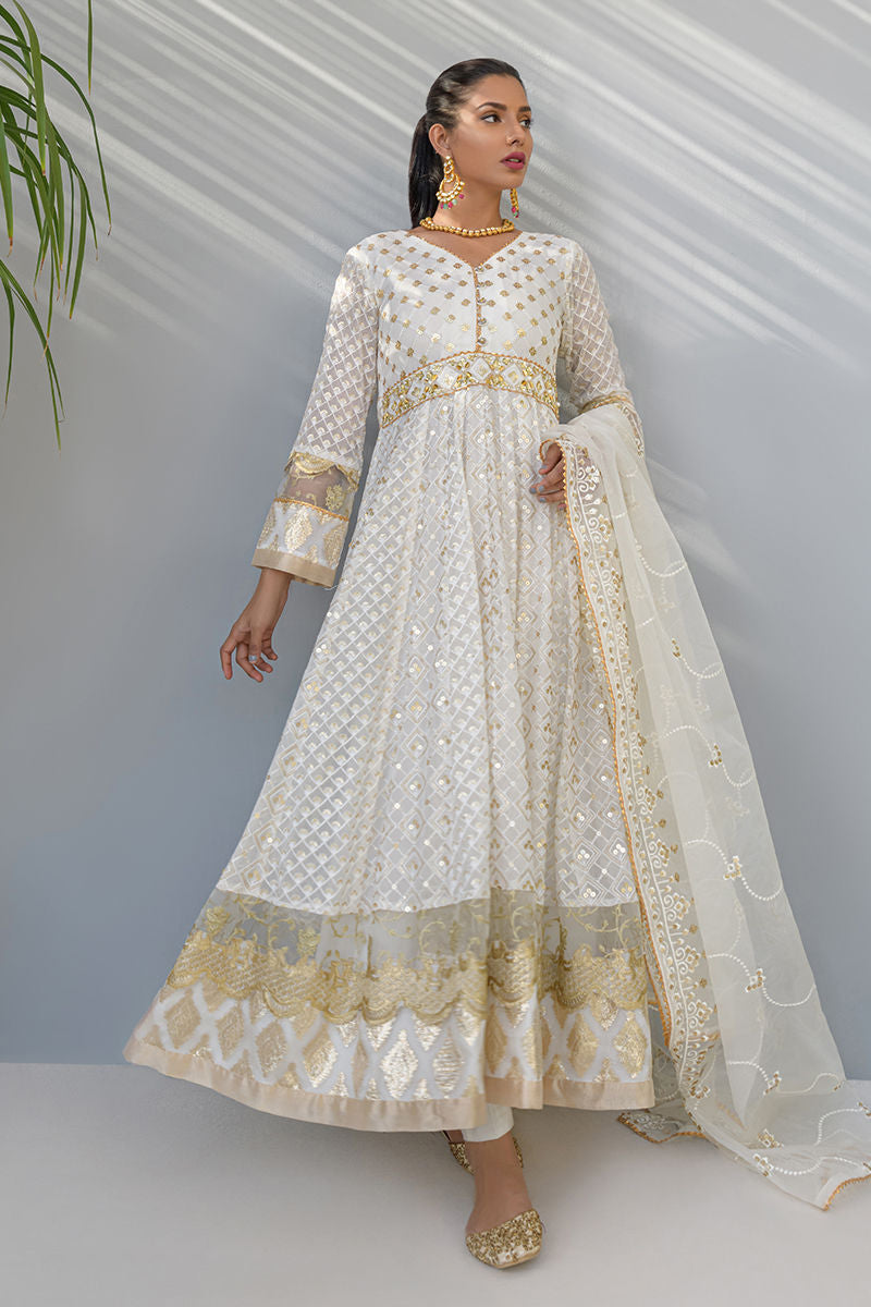 Fatima Khan | Luxury Pret 24 | LOTUS WHITE