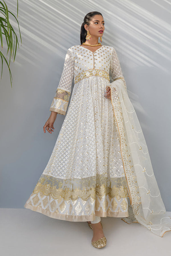 Fatima Khan | Luxury Pret 24 | LOTUS WHITE