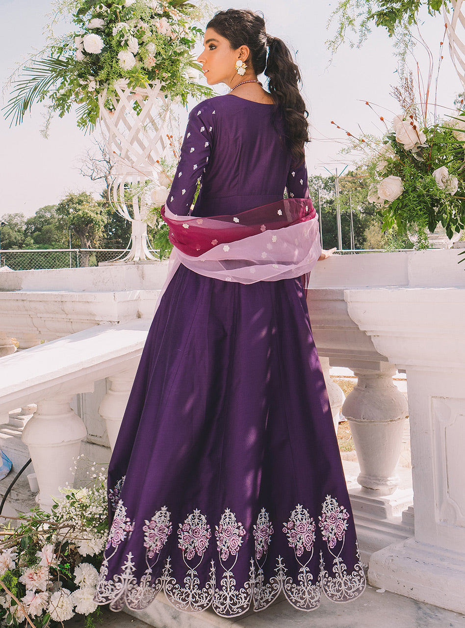 Zainab Chottani | Semi Formals | POWERFUL PURPLE