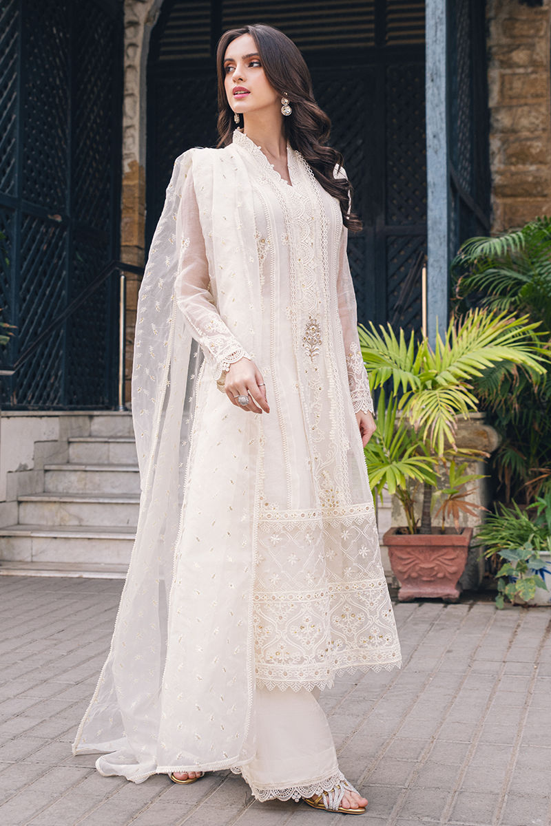 Fatima Khan | Luxury Pret 24 | MAGNOLIAN WHITE