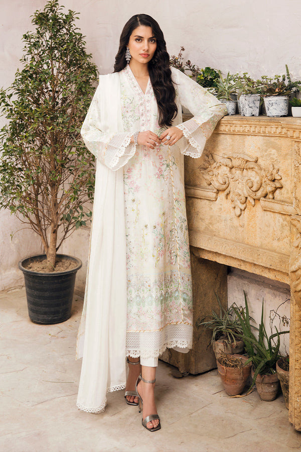 Ansab Jahangir | Luxury Silk Pret | WHISPER WHITE