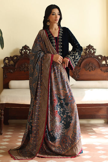 Aisha Imran | Printed Panache Velvet Shawls 25 | Reeva Velvet Shawl