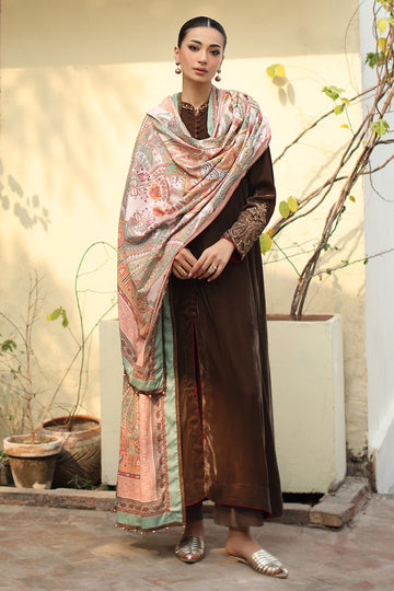 Aisha Imran | Printed Panache Velvet Shawls 25 | Inara Velvet Shawl