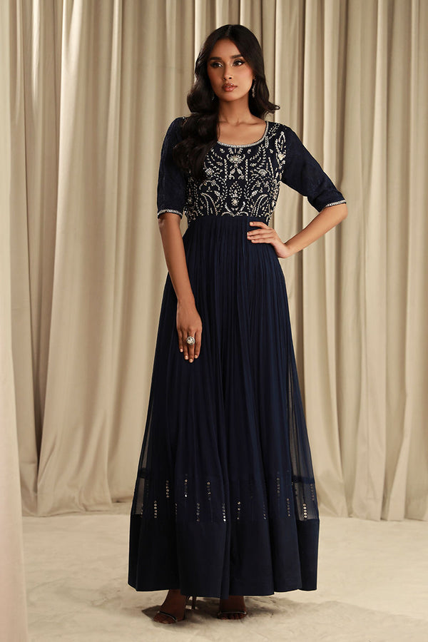 Fatima Khan | Sahar Luxe | TWILIGHT NAVY