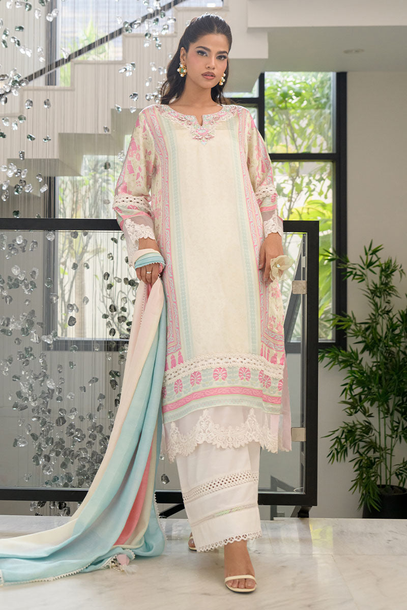 Fatima Khan | Eid Digital Silk Prints |   Sage Orchid