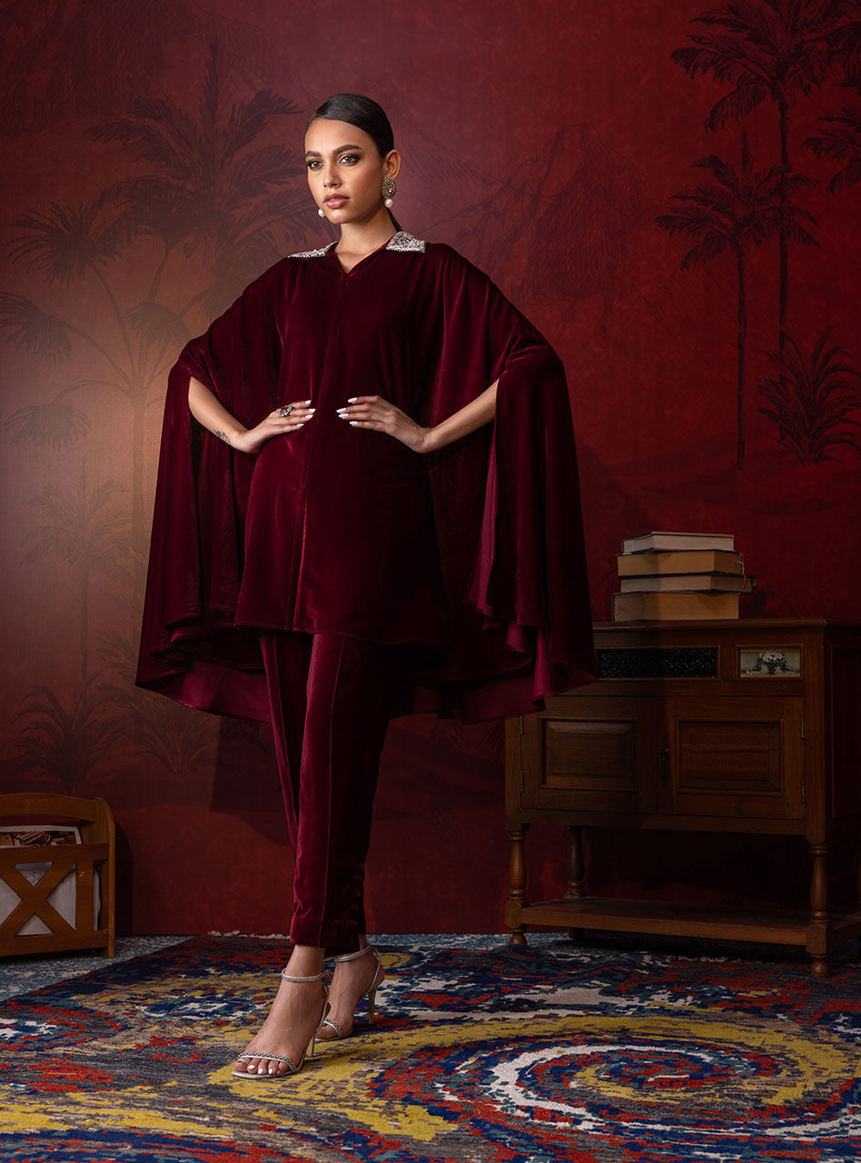 Zainab Chottani | Luxury Pret | SCARLET CRIMSON