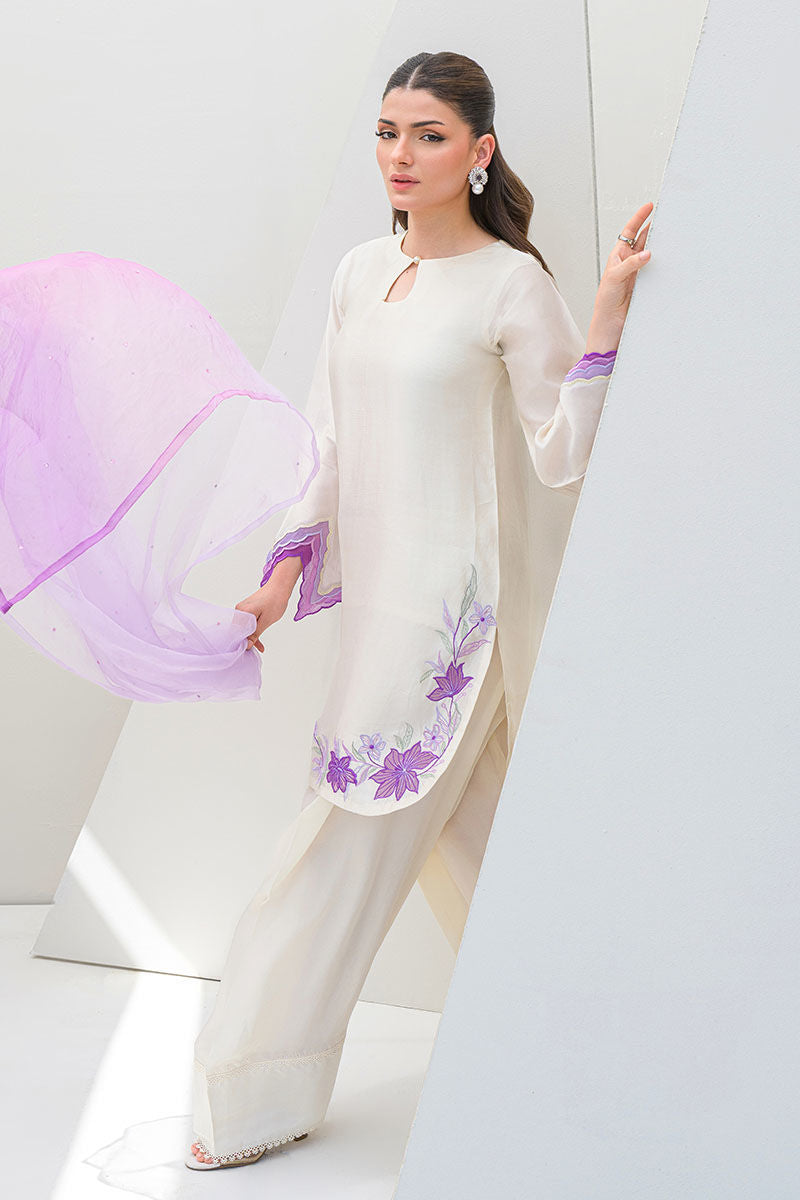 Fatima Khan | Serene Eid Luxe Pret | Majestic Ivory