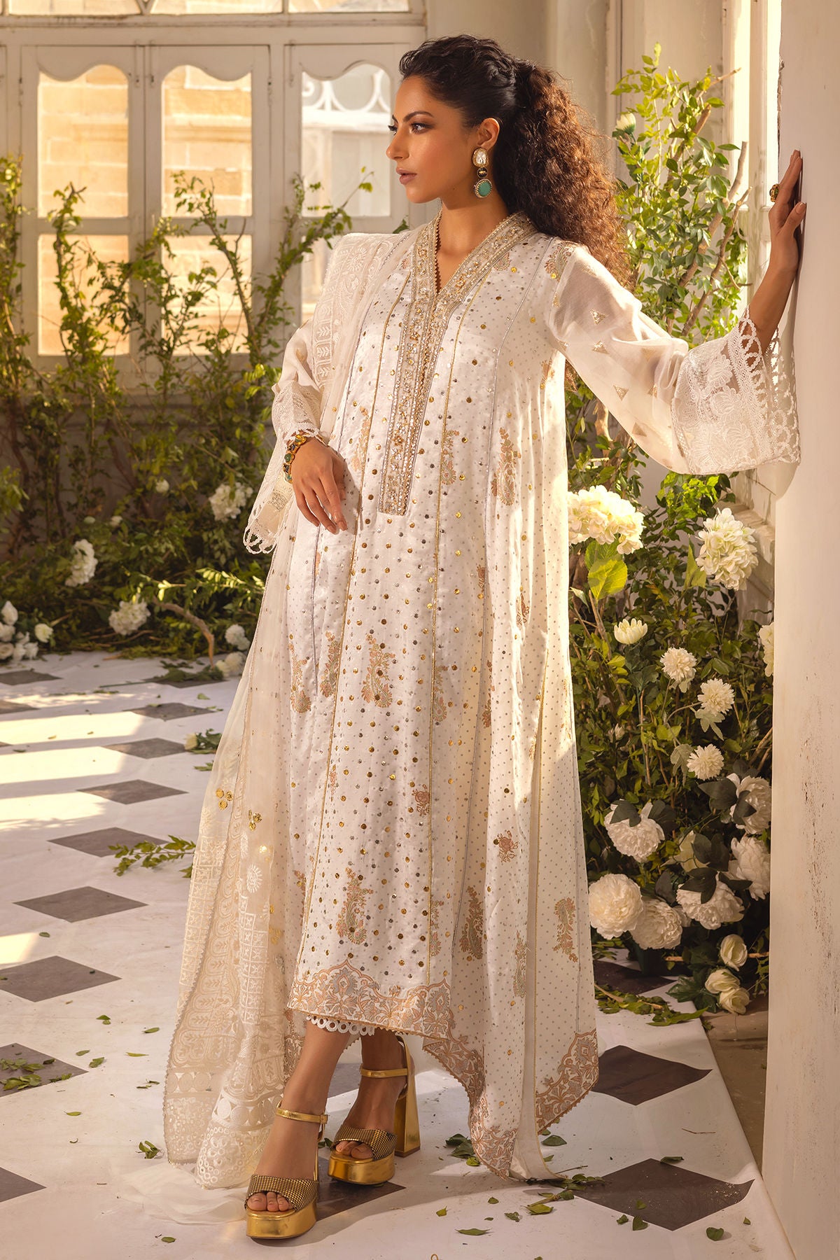 Annus Abrar | Designer Picks 24 | RANO KAFTAN CUT SHIRT