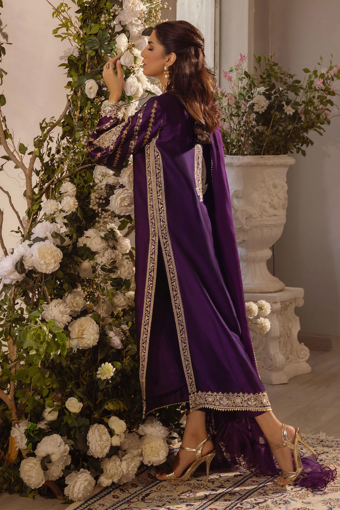 Annus Abrar | Designer Picks 24 | VISAAL AUBERGINE - SHIRT AND DUPATTA