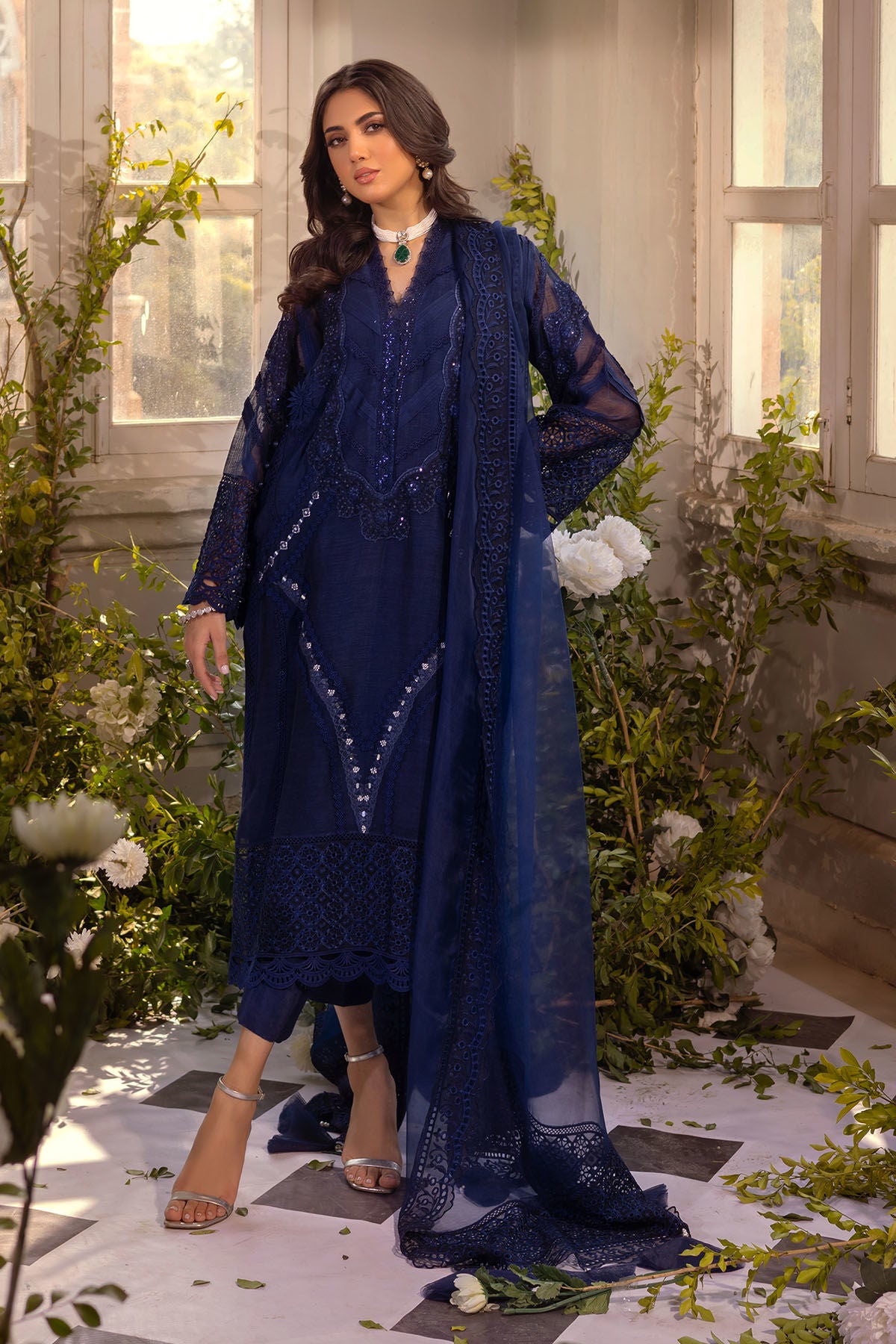 Annus Abrar | Designer Picks 24 | MISHKA MIDNIGHT BLUE - SHIRT AND PANTS