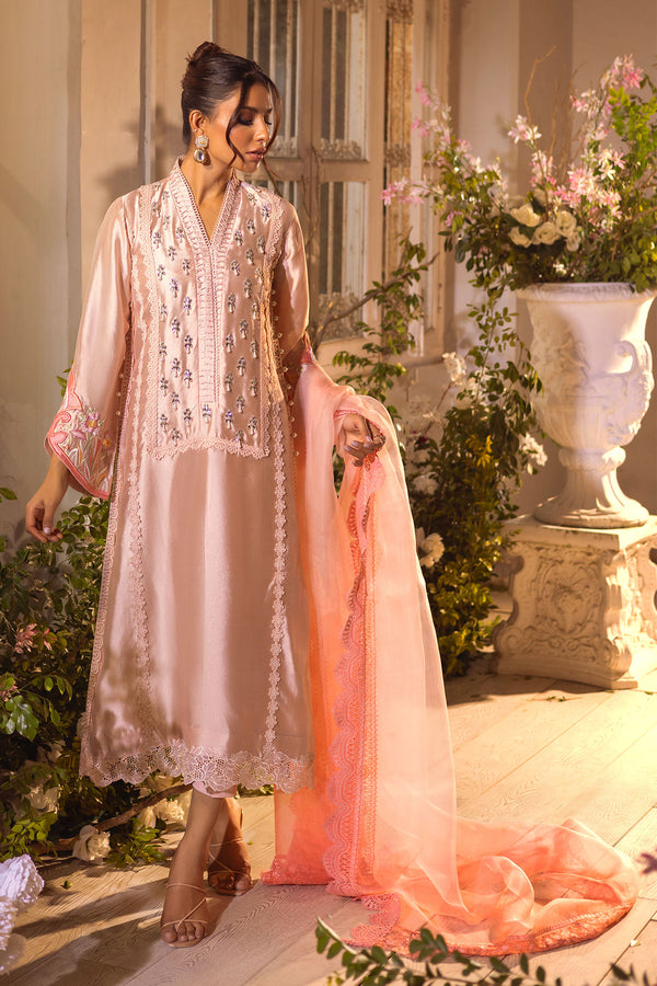 Annus Abrar | Designer Picks 24 | MAMIA PEACH - SHIRT AND PANTS