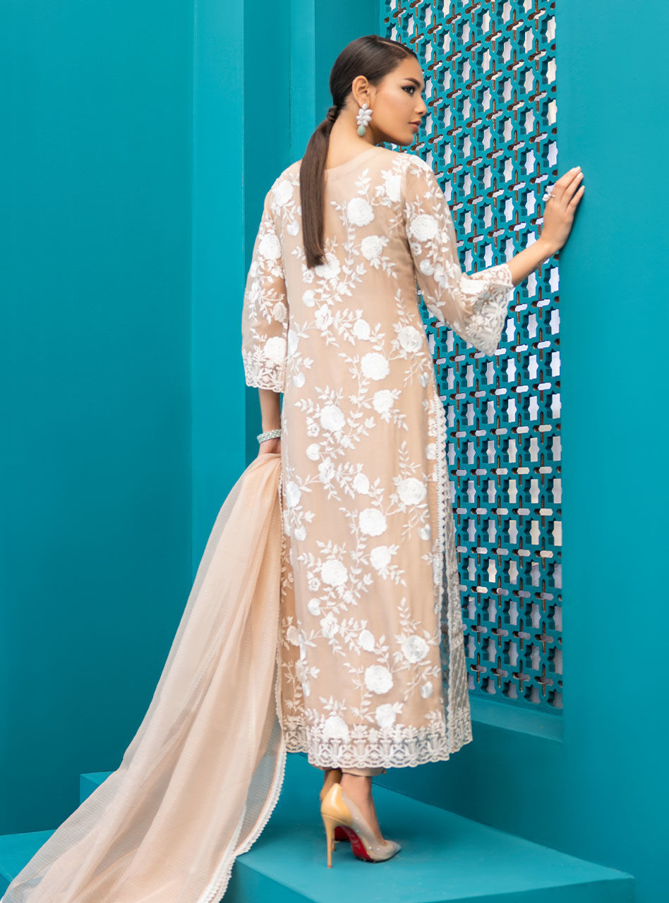 Zainab Chottani | Luxury Pret | BEIGE SHELL