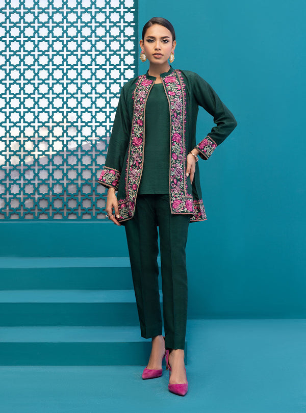 Zainab Chottani | Luxury Pret | CRIMSON GREEN