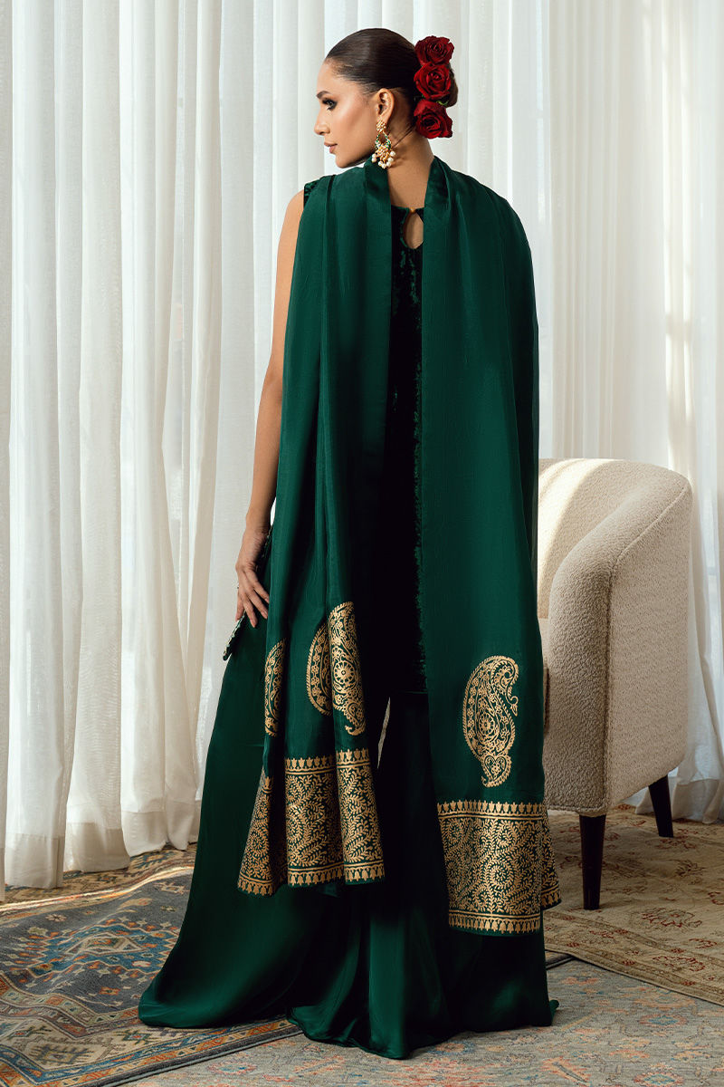 Fatima Khan | Warm Whisper Velvet 25 | Emerald Dusk
