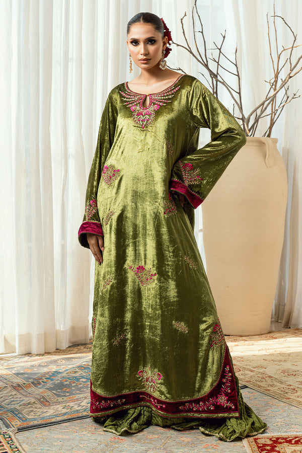 Fatima Khan | Warm Whisper Velvet 25 | Emerald Dusk