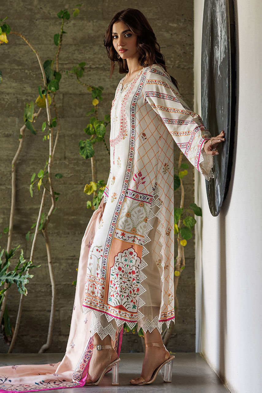 Deepak Perwani | Festive Lawn 24 | KTD4077 - Pakistani Clothes for women, in United Kingdom and United States