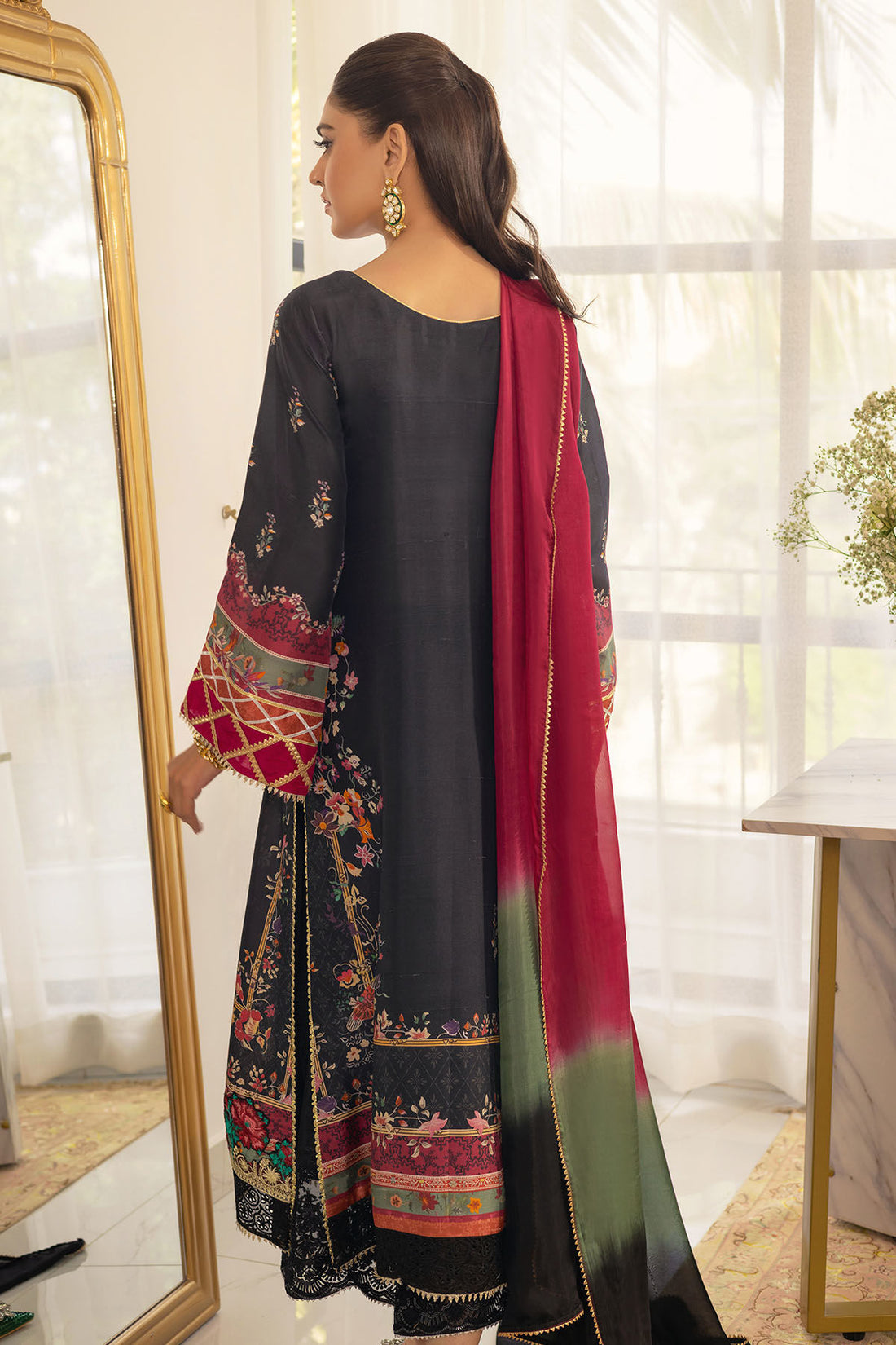 Annus Abrar | Luxe Silk Pret | BANIRA - SHIRT AND DUPATTA