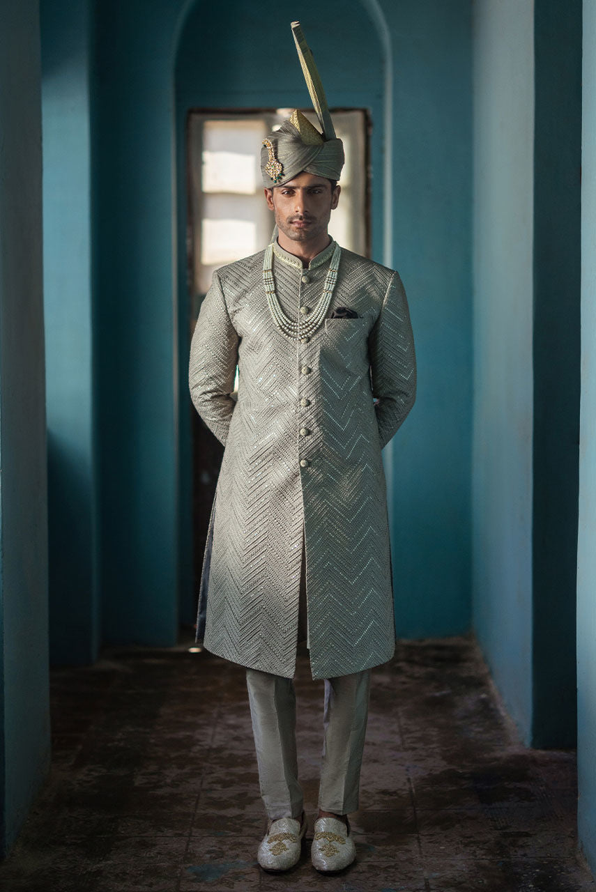 Pakistani Menswear | Deepak Perwani | Shr3439