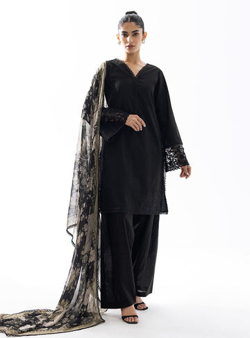 Zainab Chottani | Casual Pret | CHARCOAL NOVA